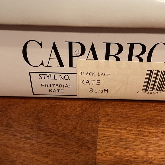 Black Lace and satin Heels | Caparros KATE - Picture 7 of 7